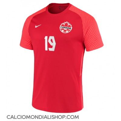 Maglie da calcio Canada Alphonso Davies #19 Prima Maglia Mondiali 2022 Manica Corta